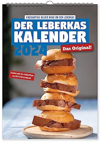 Der Leberkäse Kalender 2025 - DIN A4 (21 x 29,7 cm) - Leberkäs Kalender & Wandkalender