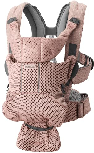 BabyBjörn Babytrage Move, 3D-Netzstoff, Altrosa