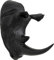 Kare Design Wandobjekt Rhino Head Antique Schwarz 22x43cm Deko, 43x22x51cm