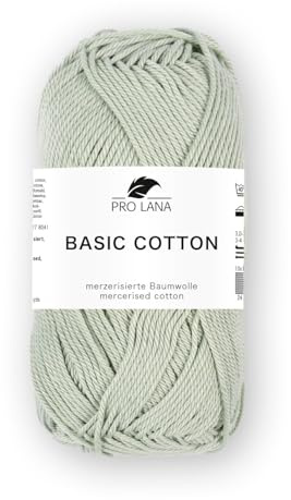 PRO LANA Basic Cotton - Farbe: Reseda (273) - 50 g/ca. 125 m Wolle