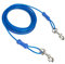 Petphabt - Cable de amarre resistente para perro, 6 m, mediano y grande, para patio al aire libre, camping, jardín, parque, mascotas, cable de amarre azul, 90 libras