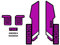 Adesivi compatibili con forcella Rock Shox Pike mod-1-29''