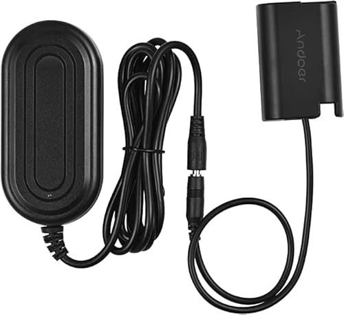 Andoer DMW-DCC17 Adaptateur secteur DMW-BLK22 Batterie factice Kit coupleur CC Accessoire de rechange pour appareil photo Panasonic LUMIX S5 DC-S5 DC-S5K DC-S5GK GH6