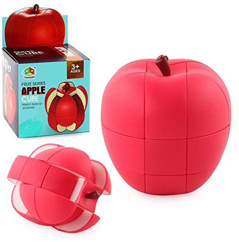 Giftik Fruit Puzzle Speed Cube Spielzeug, Zitrone Banane Birne Pfirsich Orange Form Fidget Stressabbau Spielzeug (Obst (1PC))