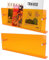 ShawFly Acryl schwimmenden Regal Regale Lagerung, klare Wand montiert Bücherregal Display Regal Veranstalter für Wohnzimmer, Schlafzimmer, Bücher, Zeichnung Bücher, Bilderrahmen, Zeitschriften (Gelb)