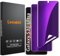 Lesakit 2 Pièces Anti lumière bleue Protection écran pour Samsung Galaxy S21 Ultra, Anti-Espion TPU Film, Bord incurvé Plein Couverture, Sans Bulle, Sensible au Toucher – Violet