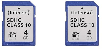 Intenso SDHC 4GB Class 10 Speicherkarte (Packung mit 2)