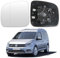 Convitex Spiegelglas für VW Transporter T5 2003-2009, Heizbar Asphärisch Spiegelglas für Caddy 3 2004-2015, Ersatz Spiegelglas zu Multivan 5 2003-2009 Links Fahrerseite