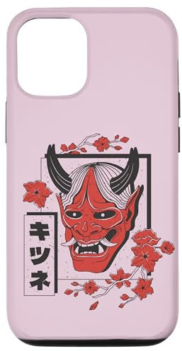 iPhone 14 Japanese Demon with Kanji Letters Case