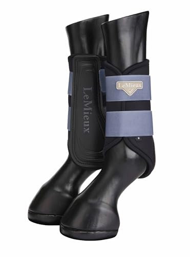 LeMieux Grafter Pony/Pferde-Bürstenstiefel – Jay Blue XL