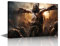 1 Stück Jesus Christus am Kreuz Wandkunst für Wohnzimmer, Jesus Christus, Wanddekorationen für Schlafzimmer, Büro, Dekor, Opfer und Rettung, Wandgemälde, gerahmt, fertig zum Aufhängen, Heimdekoration