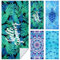 flintronic Microfiber Oversized Lightweight Beach Towel 160x80cm Extra Large Thin Sand Free Towels Travel Swim Pool Camping for Adults Women Men Beach Essentials Vacation Gift-Tropical Leaves