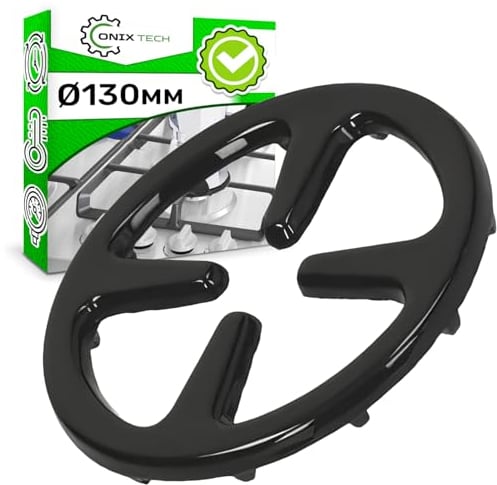 Universal Reductor Cocina Gas para la Cafetera y Ollas Pequeñas con Diámetro Ø 130 mm de Hierro Fundido Esmaltado - Garantía de 5 Años - ONIX TECH