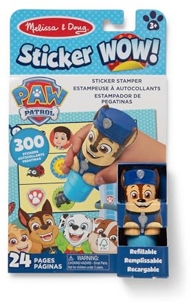 Melissa & Doug Sticker Wow! Activity Pad & Sticker Stamper - Chase