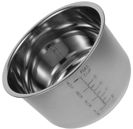 Cabilock Rice Cooker Inner Pot Replacement Metal Rice Cooker Pot Kitchen Gadgets Easy to Use