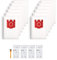 12 Packs FJM/GN Dust Bags Replacements Compatible with Miele Hoover Bags Classic C1 Complete C1 C2 C3 S2 S5 S8 S400 S600 S2000 S5000 And S8000 Series with 4 Set Air Clean Filter