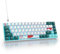 SbocKeeb 65% Mechanical Keyboard Wireless,Tri-Mode Bluetooth/2.4G/USB-C Wired Gaming Keyboard 60 Percent American Layout for PC Mac Windows（GT68-Green ）