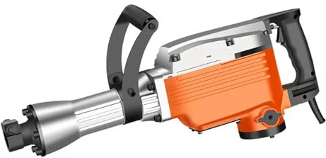 Marteau à percussion électrique, Marteau-piqueur électrique robuste 1500 W/1600 W, brise-béton, 3 burins, mèches et burinage avec étui(65 Suit)