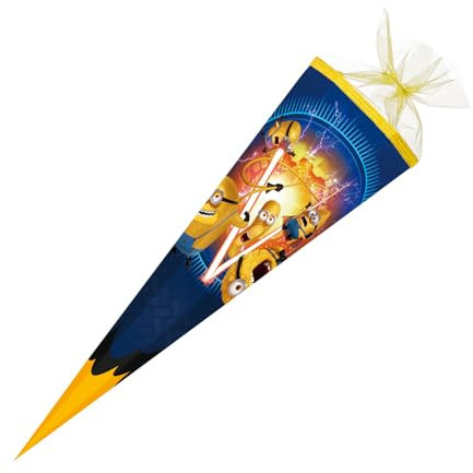 Schultüte / Zuckertüte / 85cm / eckig / Mega Minions