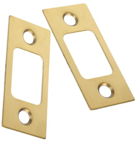 Veemoon Lot De 2 Gâches De Porte : Gâche À Pêne Dormant En Acier Inoxydable Pour Portes En Bois – Guide De Verrouillage Pour La Maison Et Le Bureau