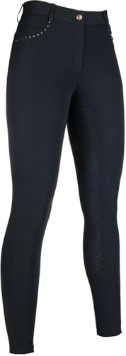 HKM Damen Hose Rosegold Glamour Style Silikon Vollbesatz
