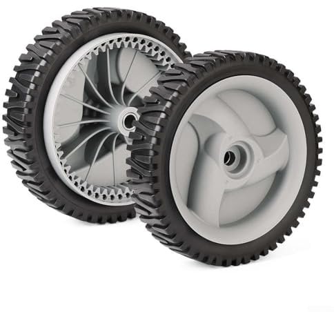 2 ruedas para cortacésped, rueda de transmisión delantera para cortacésped, para cortacésped autopropulsado de 22 pulgadas, 8 pulgadas de diámetro