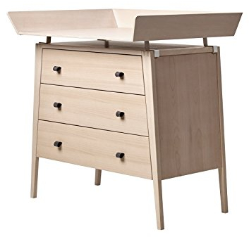 Linea by Leander® Kommode + Wickelaufsatz - Buche