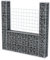 Festnight Gabione Steingabione Drahtkorb U-Form Stahl 160 x 20 x 150 cm