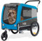Tiggo VS Pet Large 2 in 1 Hundefahrradanhänger & Jogger bis 35 kg Hundeanhänger Fahrradanhänger für Hunde mittelgroße und große Hunde 80205 03 (BLAU)
