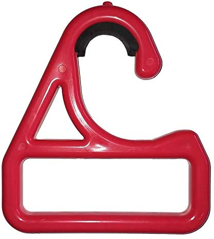 Monaldy Contactless Door Opener Tool - No Touch Door Opener Tool Hands Free Door Opener for Opening Doors Touching Buttons Antimicrobial Germ Free Key Safe Touch Tool Hygiene Smart Hook Design(Red)