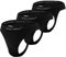 sesto senso Herren Nahtlos String Sexy Thong 3 Pack G-Strings Tanga L/XL Schwarz