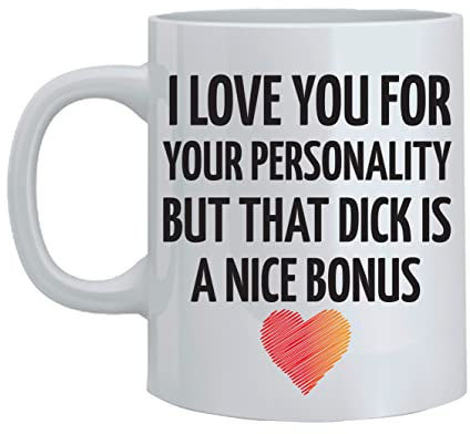 Gift Hub Print Maniacs Personalised Valentines Day Funny Mug - His Her Love Romantic Girlfriend Boyfriend Anniversary Husband Wife Coffee Tea Cup Gift