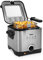 Princess 182612 Freidora eléctrica, termostato regulable con temperatura máxima de 190ºC, volumen de 1,5 L, 400 g de patatas fritas, tapa con gran ventana de visión, filtro para olores, 1000 W
