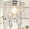 Hi-ERA Crystal Lampshade for Ceiling Pendant Light, Easy Fit Chandelier Light Shade Lamp Shade for Living Room Bedroom Kitchen Wedding and Party Decoration, Diameter 22 cm, 2 Tiers, Clear