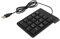 Bewinner Clavier Filaire USB C avec pavé Numérique, Clavier Numérique Mince à 18 Touches, Clavier de comptabilité Financière Portable, Extensions Clavier USB Externe à 18 Touches pour