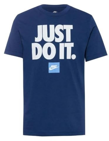 NIKE Men's M NSW TEE Fran JDI Verbiage T-Shirt, Midnight Navy, 3XL