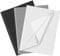 PLULON 60 Blatt Schwarz Weiß Grau Seidenpapier Bulk, Geschenkpapier Seidenpapierbögen zum Verpacken von Geburtstagsgeschenken, Geschenkpapier, Geburtstag, Hochzeit, Feiertagspapier, Blume