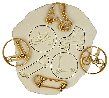 3DKOUPE - Ausstechformen Transport – Fahrrad, Roller, Skateboard, Farbe wählbar