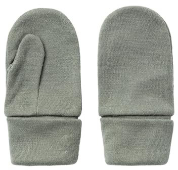 NAME IT Jungen Nmmwillit Wool Mittens W/Thumb Fäustlinge, Grün, 6
