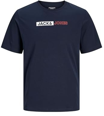 Jack & Jones Herren Jjecorp Logo Tee Play Ss O-n Noos Pls T-Shirt (1er Pack)