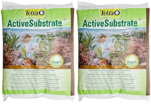 Tetra Active Substrate - Substrat naturel pour Aquarium, Multicolore, 6 L (Lot de 2)