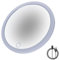 Mitening Specchio Ingranditore 10x con Luce, Specchietto Ingranditore con 3 Ventose, 15cm Specchio da Viaggio per Trucco, Portatile Specchietto Ingranditore per Trucco Precisa, Depilare Sopracciglia