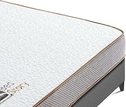 BedStory Topper 180x200cm H2/H3, 7cm hohe Matratzentopper mit Gel Memory Foam & Kaltschaum, Kühlend, Stützend, Atmungsaktiv Matratzentopper mit waschbar Bezug, Oeko-TEX & CertiPUR-US Zertifiziert