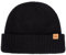 50% Merinowolle Waffel Mütze Wintermuetze Herren Damen Fisherman Beanie Trawler Mütze Strickmuetze Warme Schwarz M/L