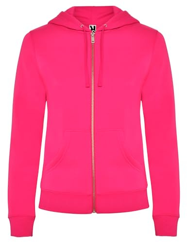 ROLY - Sudadera Básica Mujer Cremallera Capucha Mujer