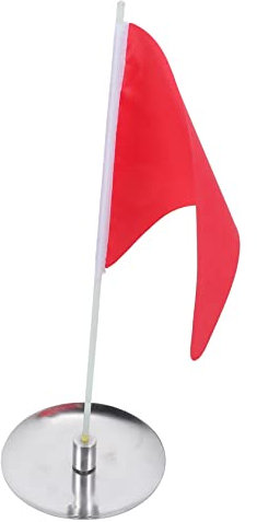 Golf Hole Cup Flag - Durable Stainless Steel and Oxford Cloth Mini Golf Flag for Backyard Short Game Practice