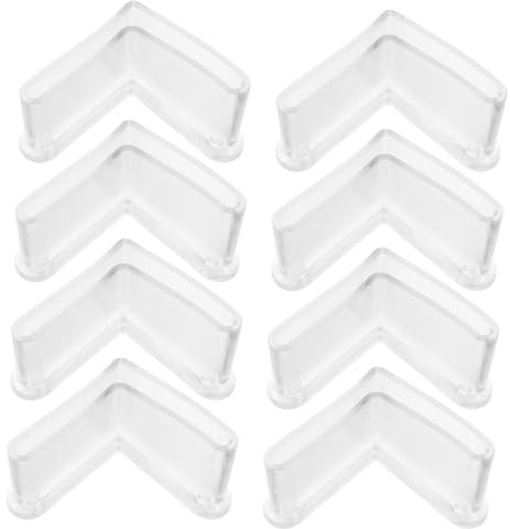 Cabilock 8pcs Triangular Iron Feet Foot Pads Angled Chair Feet Parts Storage Rack L Shaped Rubber Angle Iron Caps Shelf Leg Protector Whalen Costco Products Mark Storage Transparent Pvc