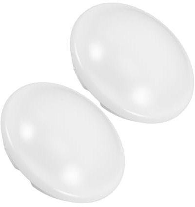 TOPPERFUN 2piezas Cubiertas De Techo Para Lámparas Pantallas De Luz Hongo De Montaje Empotrado Accesorios De Lámpara Modernos Para Cocina Baño Dormitorio Y Oficina