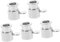CIYODO 5 Pezzi Arrosto Elettrico Shawarma Padella Barbecue Kit Piccolo Spiedini Kit Per Al