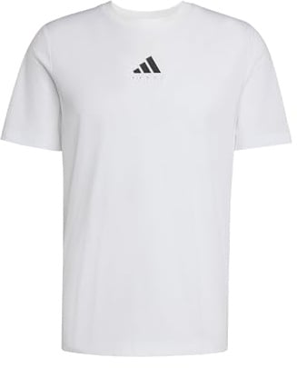 adidas Herren Padel Category Graphic Shirt, White, 3XL